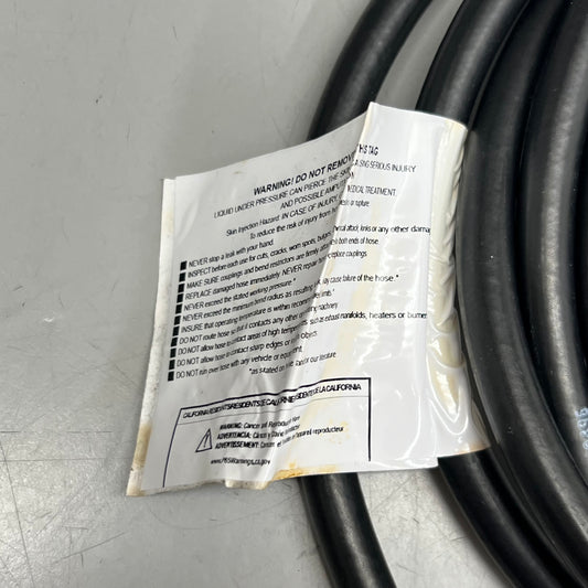 SPRAYING SYSTEMS CO. 1/4" X 12ft Spray Hose Black LJC6102