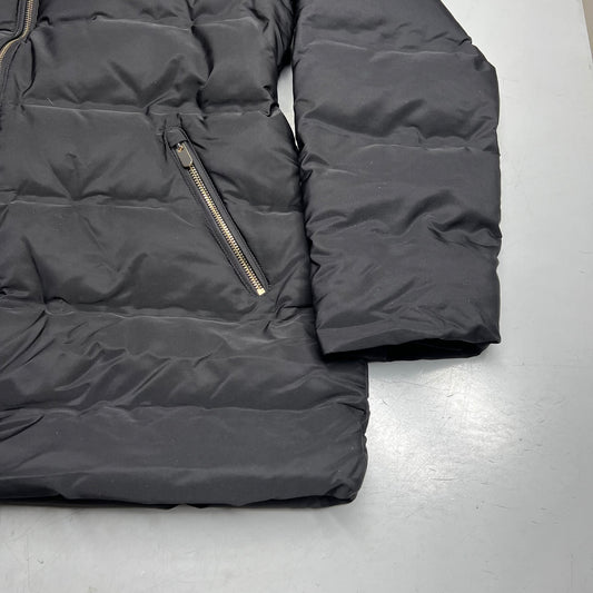 ZA@ ZARA Winter Coat W/ Faux Fur Hood Women's Sz XXL Black/Gold