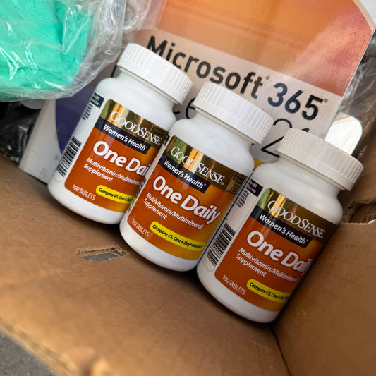 ZA@ Pallet of ATV Part, Flooring, Supplements, (Expired), Pipes, Auto Parts, Book, & MORE! (AS-IS)