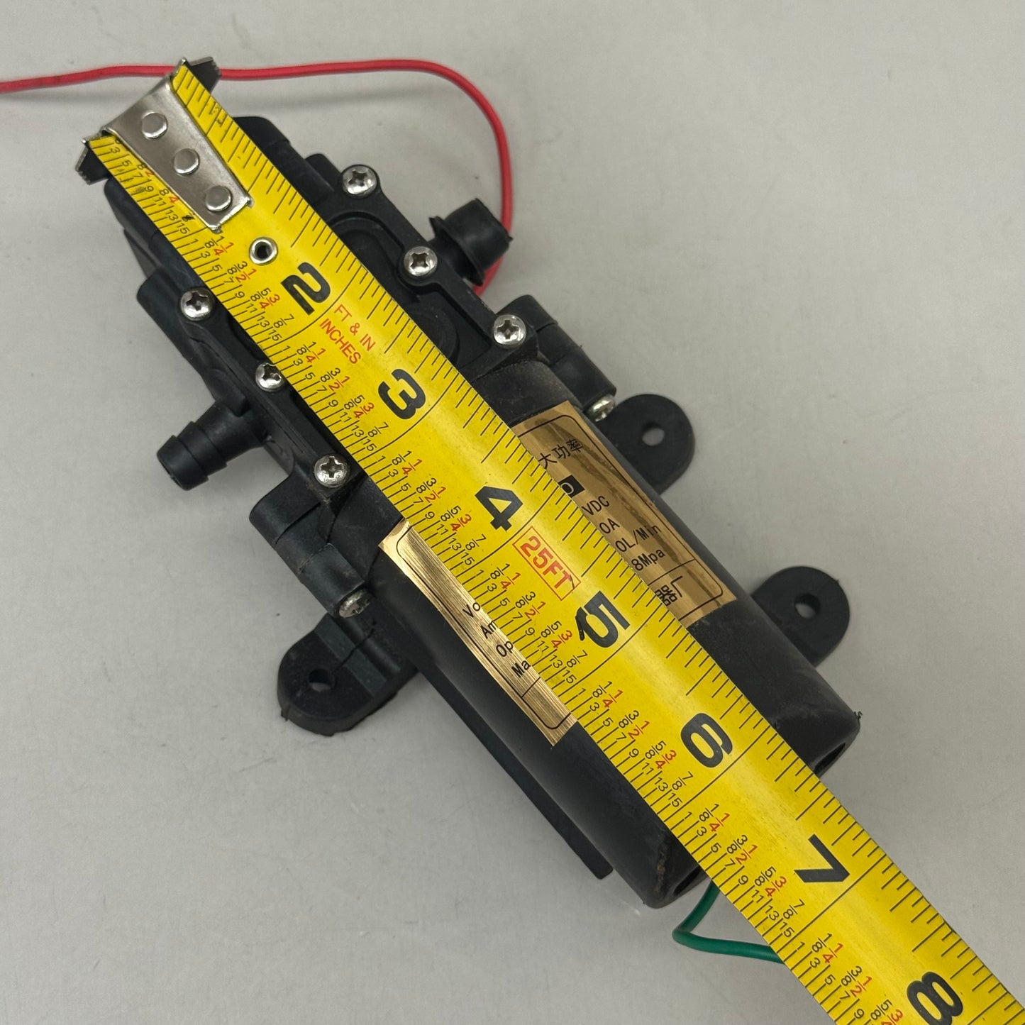 Electric Sprayer Pump Motor 0.8 Max Pressure 12VDC Black New Other(Slightly Dirty) QN-4700