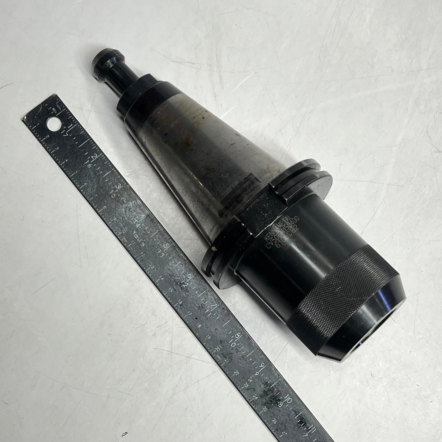 KENNAMETAL End Mill Adapter Cat 50 Tool Holder ~ 1.5" I.D. CV50EM150400 (Used)