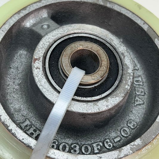 ACCESS CASTERS Polyurethane Cast Iron Drive Wheel 6"Dia 3" Tread IH06030T6-08