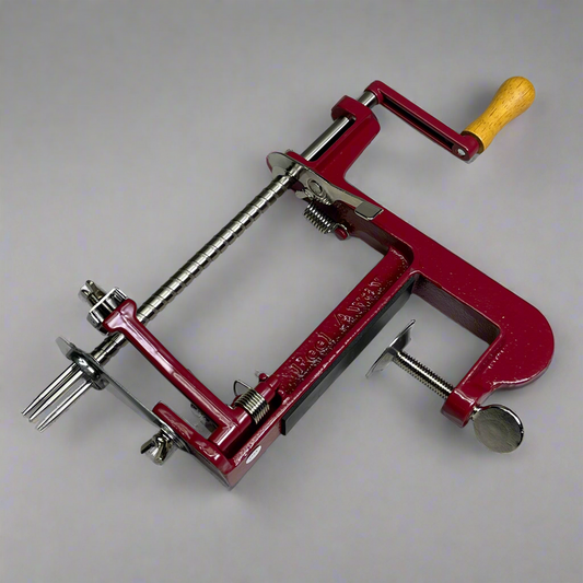 ZA@ AMCO Cast Iron Clamp Apple Peeler Corer Slicer Potatoes Red A501 628401
