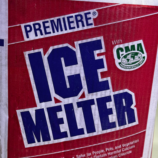 ZA@ ICE MELTER Carton Ice Melt, Granular -8 Degrees F, Blue 50 Lbs Blue 4W973 (New Other, Distressed Box) E