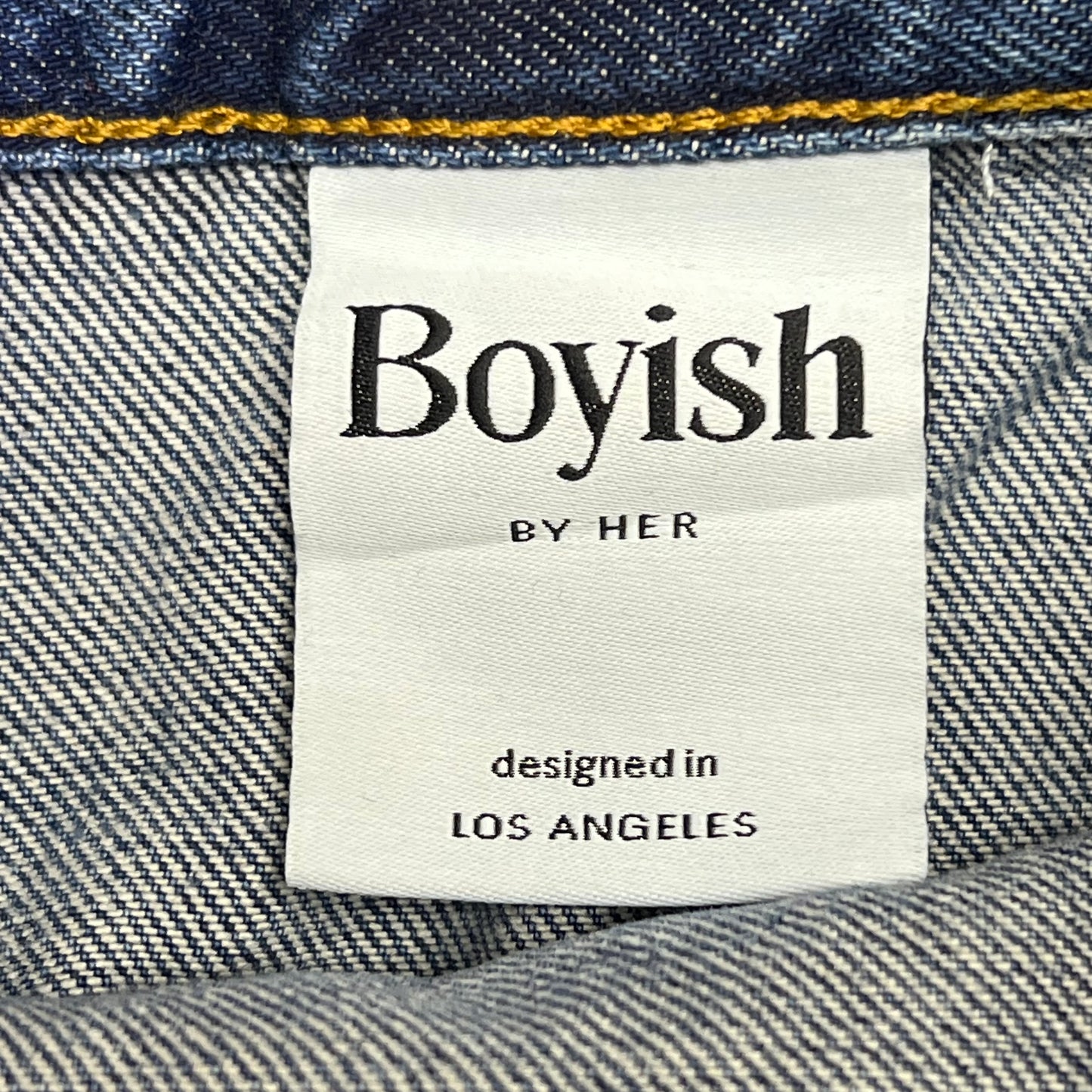 BOYISH BY HER Straight Leg Pant Classic Women's Sz 26 Freaks (Medium Washed)