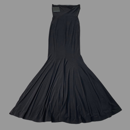 NORMA KAMALI Strapless Fishtail Gown SZ S/36 Black KK3293PL248001 (New)