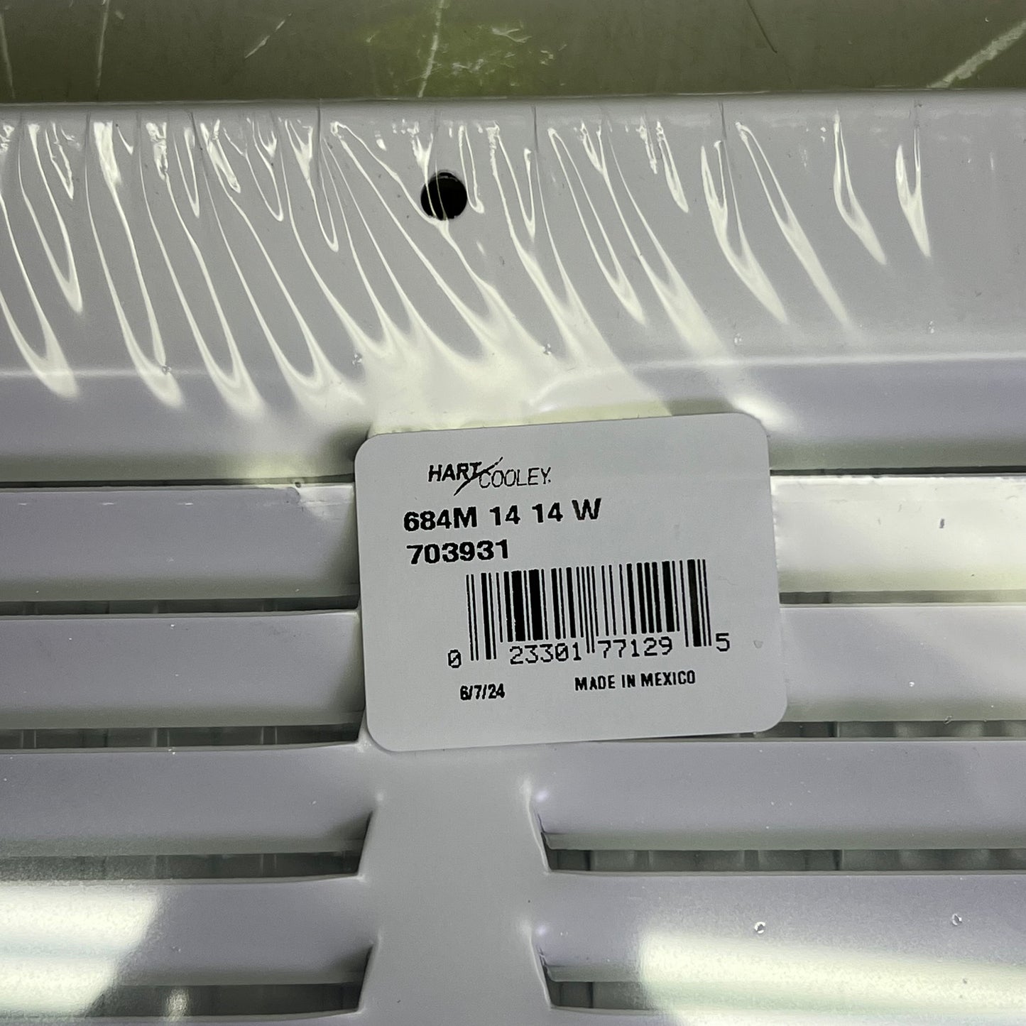 HART & COOLEY Steel Sidewall/Ceiling 40° Laced Blade 4 Way 14"x14" 684M-14X14W