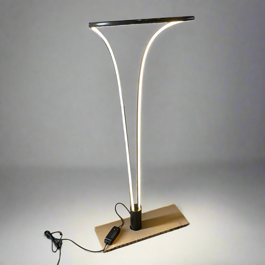 ARTCRAFT Cortina LED Floor Lamp Fixture 33W LED 3000K 120V AC7589BK