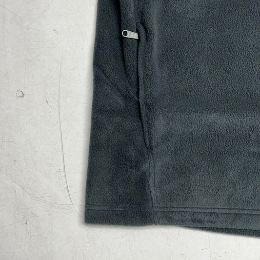 COLUMBIA Steens Mountain Zip Soft Fleece Vest Men's Sz L Tall Black AS1535-010