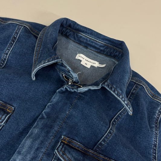 GOOD AMERICAN Fit For Success JumpSuit X-Large Indigo594 GFFS478