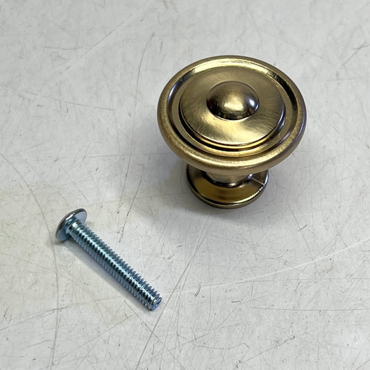 BERENSON (5 PACK) Traditional Advantage Cabinet Knobs 1-1/4" Champagne 916910CZP