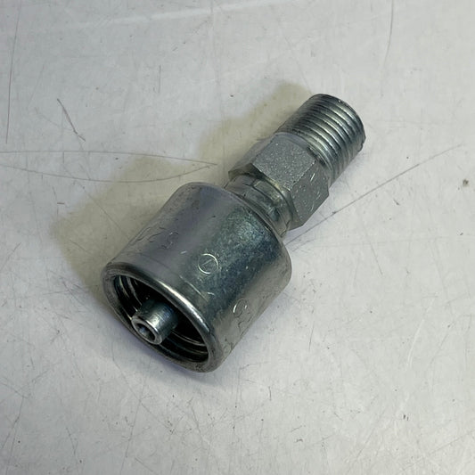 GATES (2 PACK) Male Pipe (nptf 30° Cone Seat) Coupling 1/4" x 2.17" G25100-0404