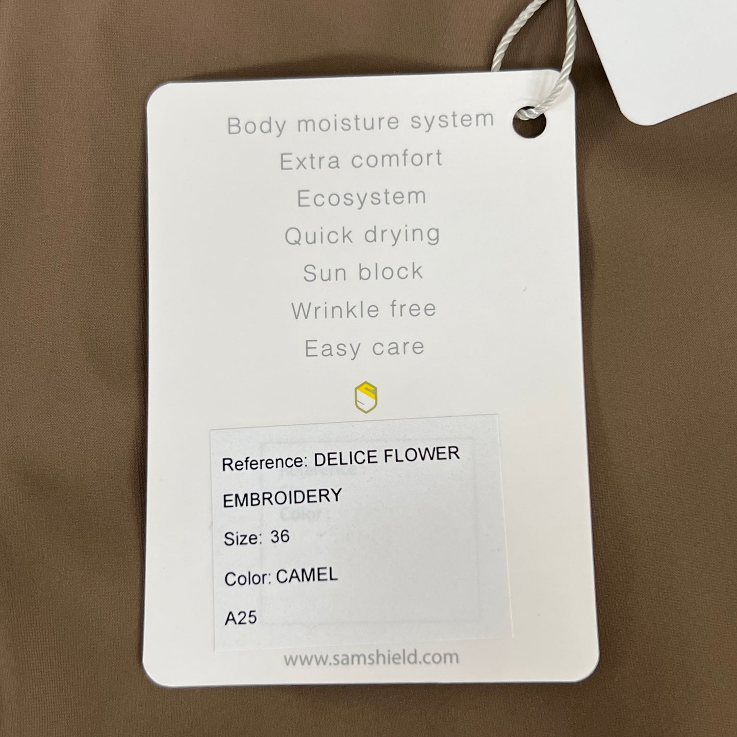 SAMSHIELD Delice Flower Equestrian Pants Women's Sz US 26, UK 8, FR 36 Camel