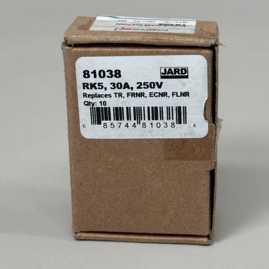 JARD BY MARS (10 PACK) Time-Delay Fuse RK5 30A 205V 81038