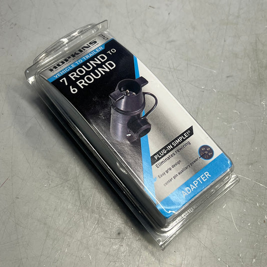 HOPKINS 7 Round To 6 Round Adapter Impact & Corrosion Resistant Black 47445