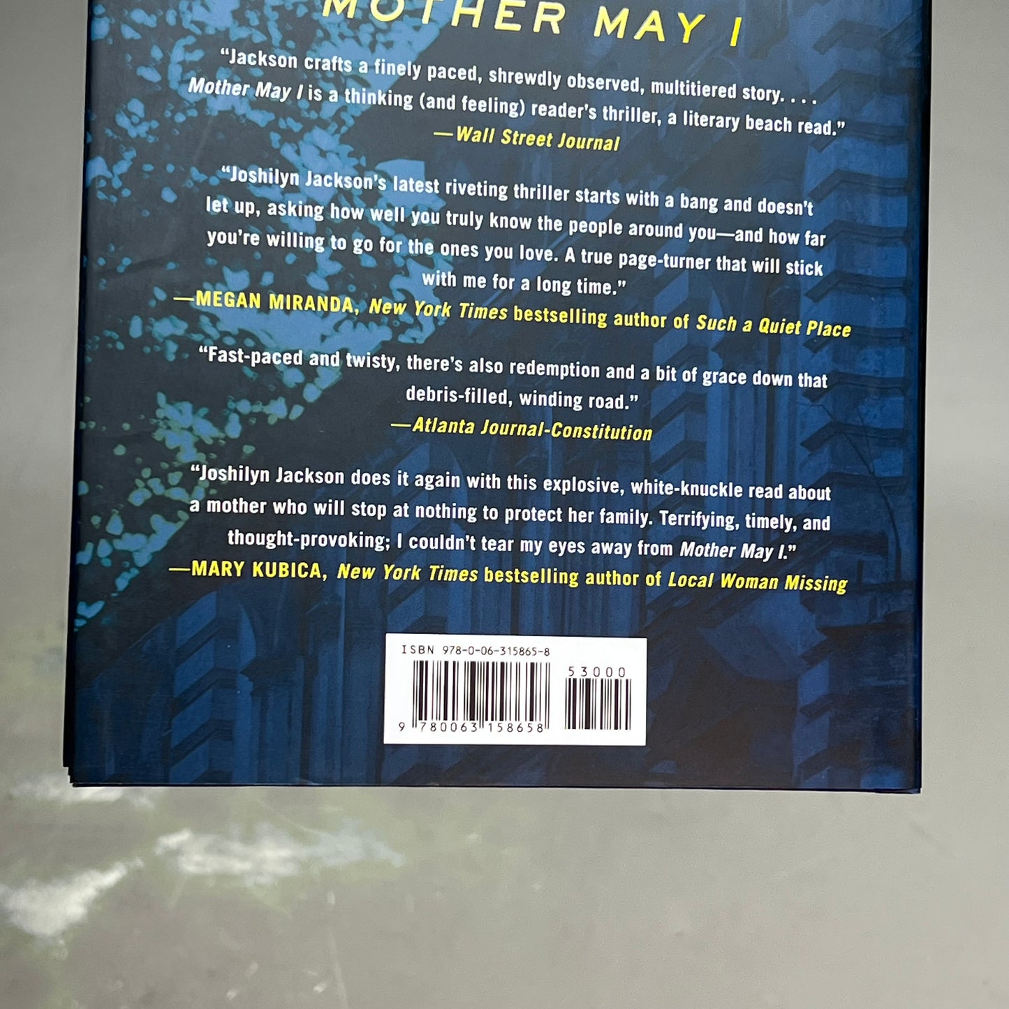 WITH MY LITTLE EYE A Suspense Thriller Novel By Joshilyn Jackson Hardback Book