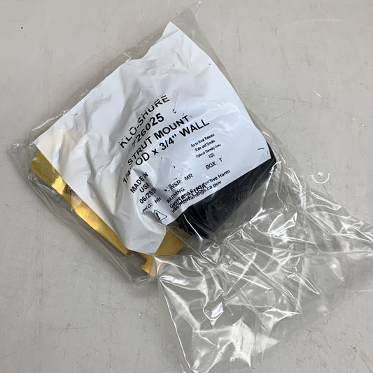 KLO-SHURE (20 Pack) Insulation Strut Mount Clamps 1/4" OD x 3/4" Wall 726025