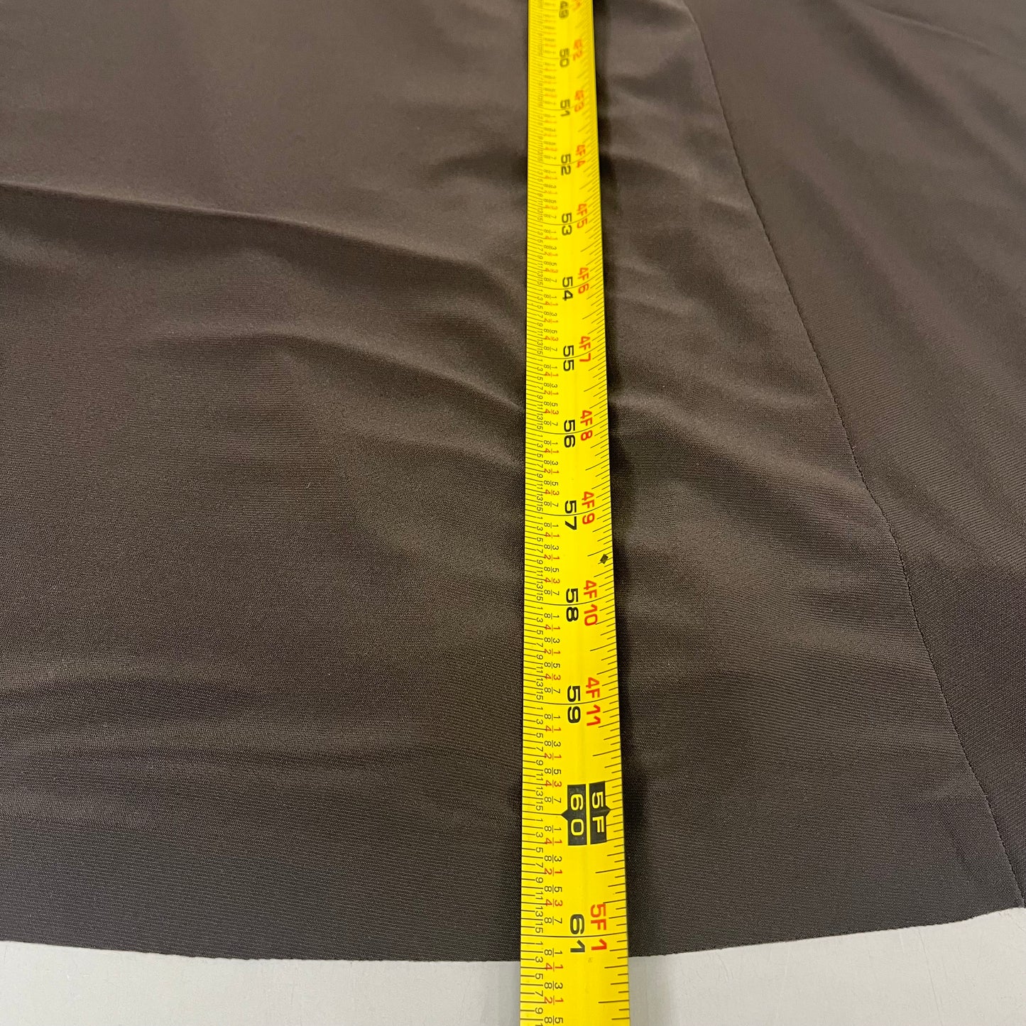 NORMA KAMALI Halter Turtle Fishtail Gown 4-Way Stretch Womens Sz M/38 Chocolate