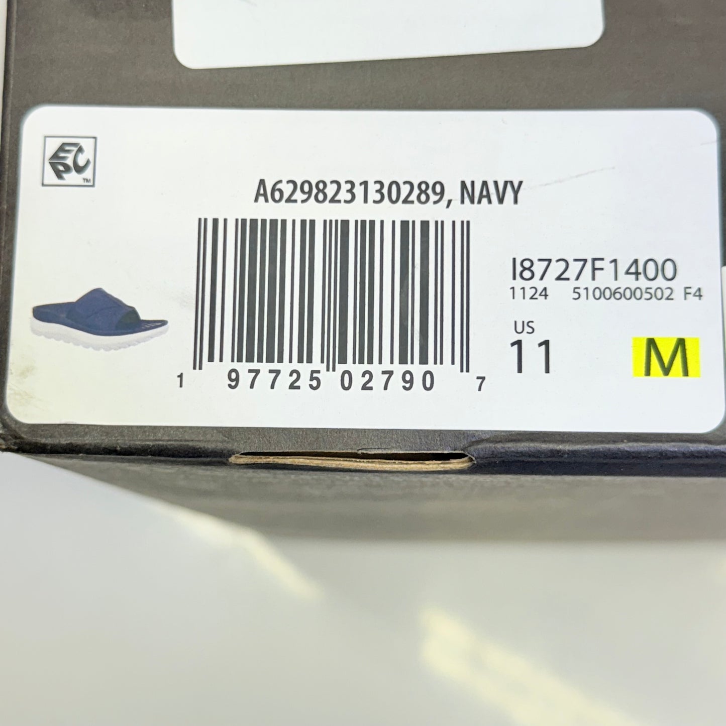 VIONIC Recovery Slide Sandals Rebound Adjustable Unisex Sz 11M Navy New