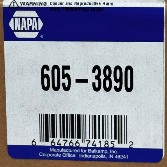NAPA Water Outlet Plastic Black for BMW 1.95"x1.5" 605-3890 86294
