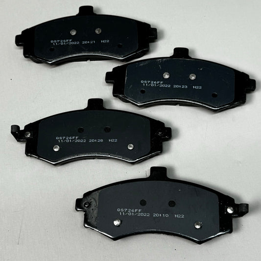 WAGNER QS QuickStop Ceramic Disc Brake Pad Set 5 1/2" x 2" Black ZD941