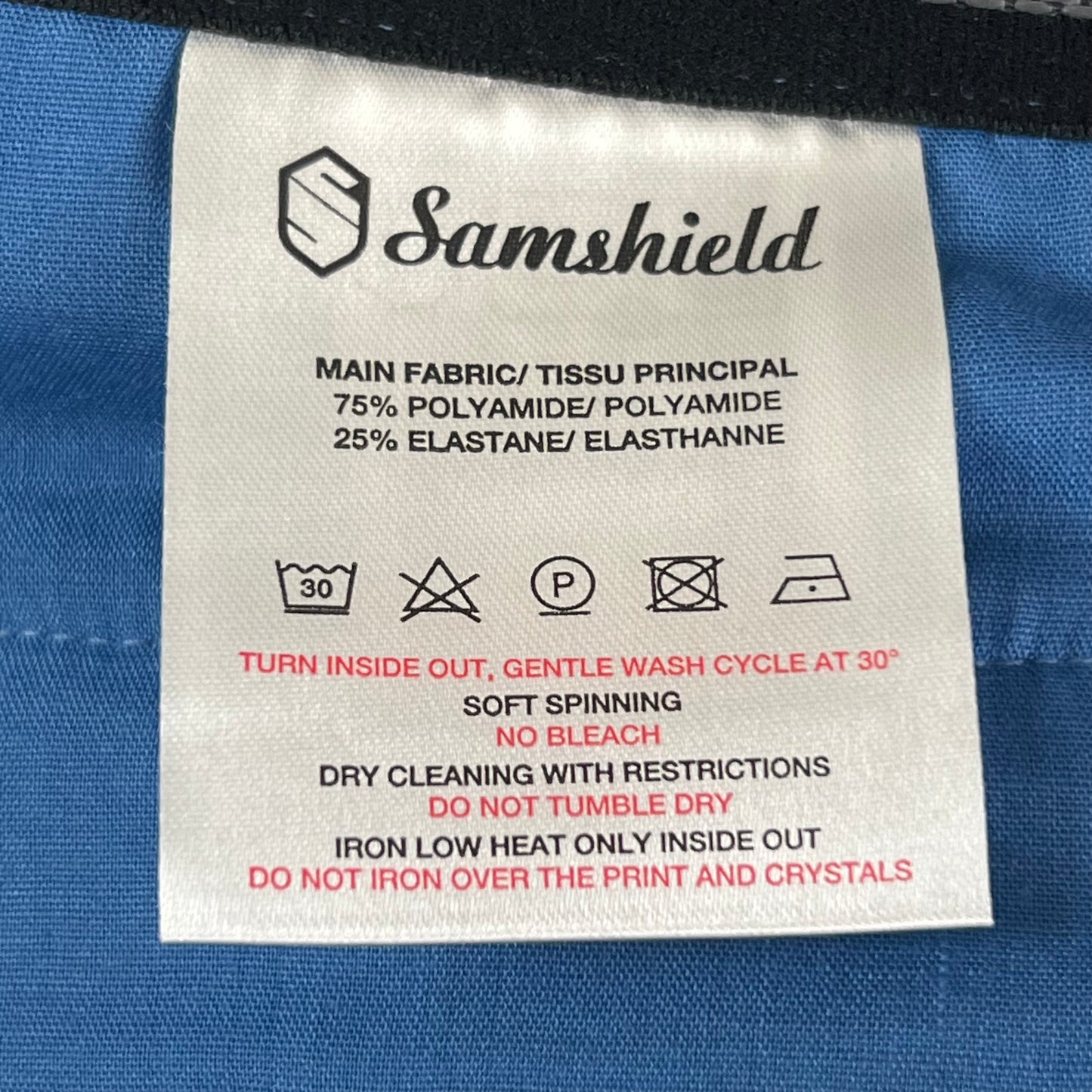 SAMSHIELD Clara Premium Equestrian Pants Women's Sz US 26, UK 8, FR 36 Washed Blue