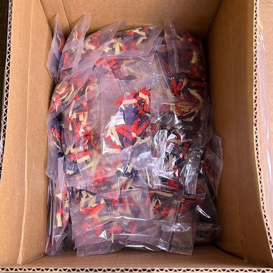 ZA@ Pallet of TRI-COLOR Tortilla Strips 0.5 oz BB 03/26 43558 (AS-IS)