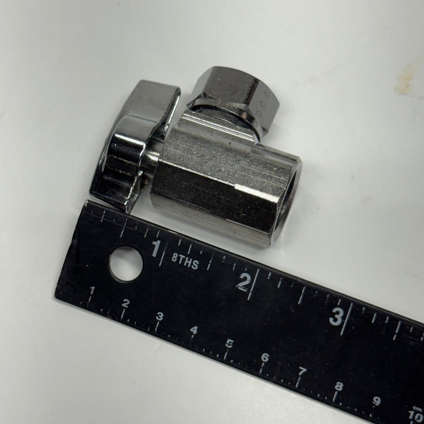 BRASSCRAFT (5 PACK) 1/4 Turn Ball Angle Stop Valve 1/2" FIP x 7/16" & 1/2" Slip Joint, Chrome KT3301XC