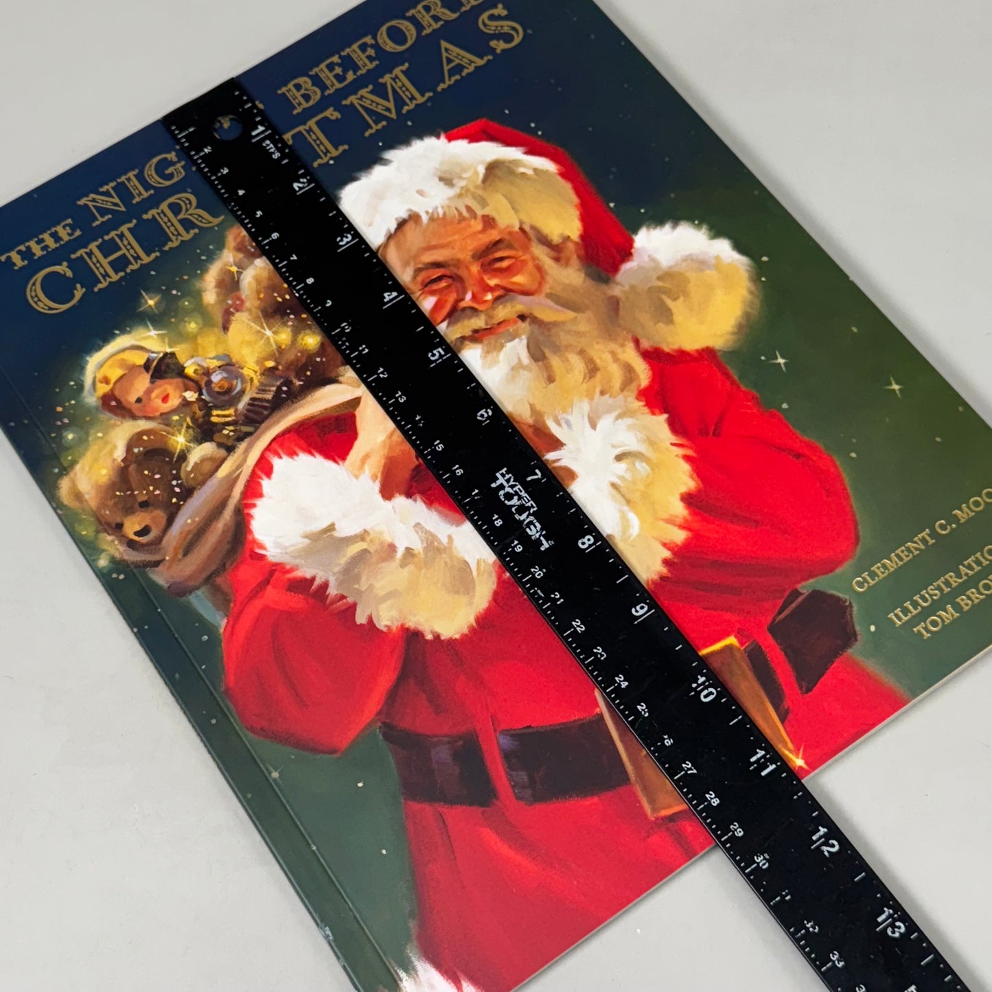 ZA@ (2 PACK!) The Night Before Christmas by Clement C. Moore Illustrations by Tom Browning