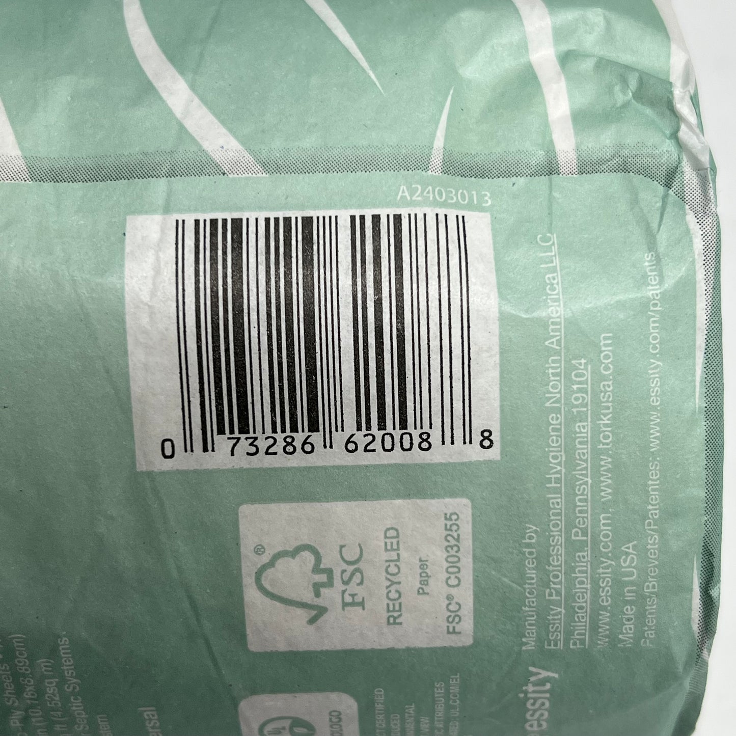 ZA@ TORK (96 ROLLS) Toilet Paper Roll White TM 16 16S (As-Is)