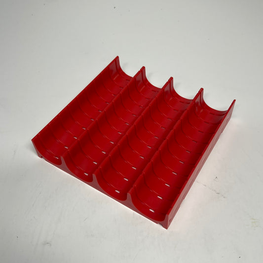 LISTA (6 PACK) Stanley Black & Decker Slotted Grooved Tray 6"x6" Red SGT-2-6