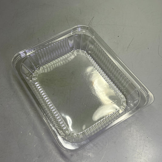 ZA@ WESTERN PLASTICS (100 PACK) Disposable Half Steam Dome Lid Clear 5132DL