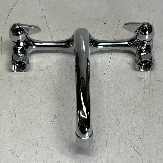 PFISTER 2-Handle Wall Mount Kitchen Faucet Polished Chrome G127-1000