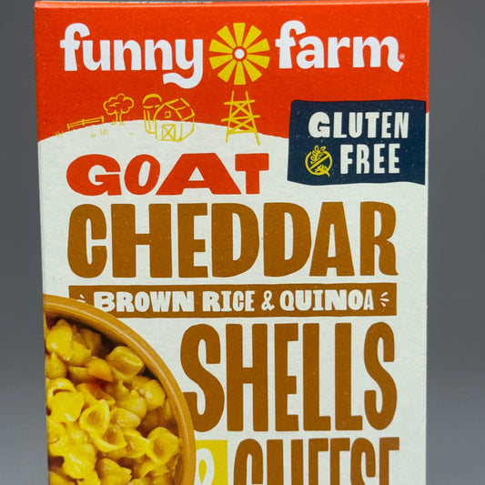 ZA@ FUNNY FARM (8 PACK) Brown Rice/Quinoa Shells & Goat Cheese 6 oz BB 12/25 G