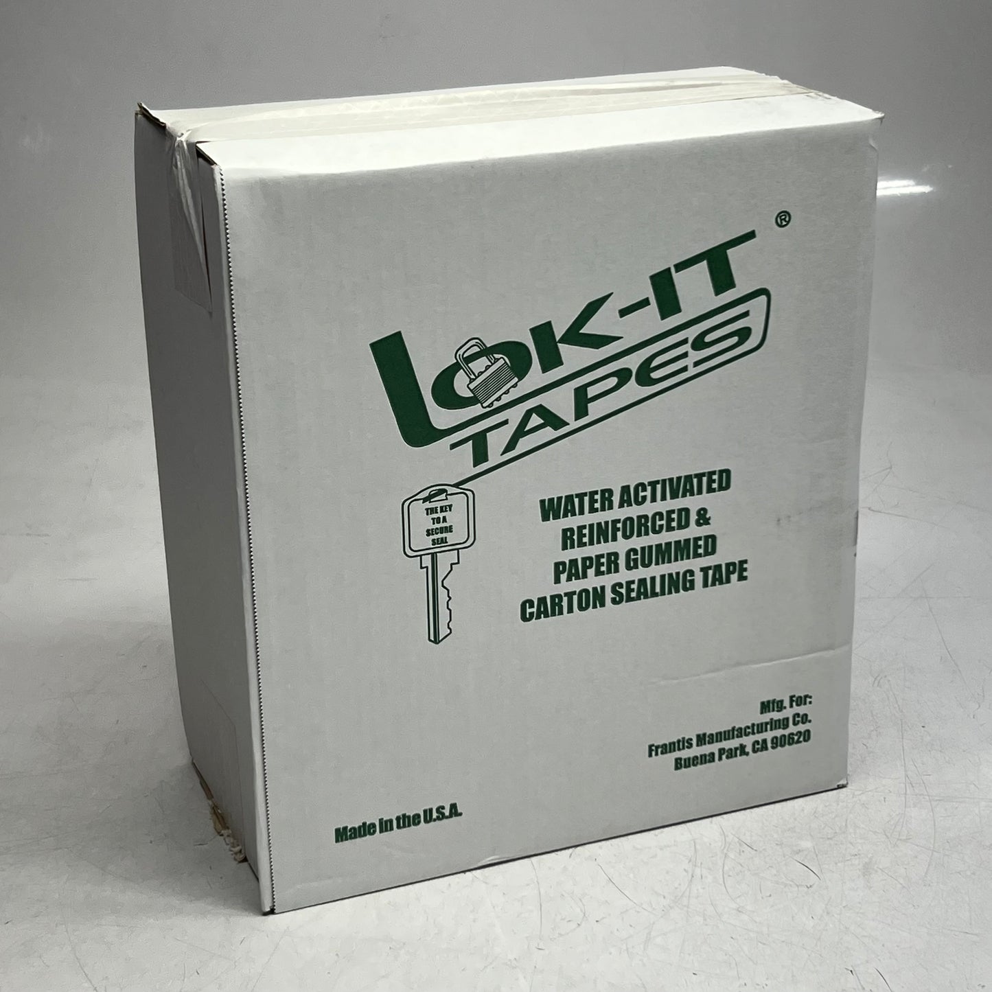 LOK-IT (10 Pack) Reinforced Tape 3" x 450' Brown K3392
