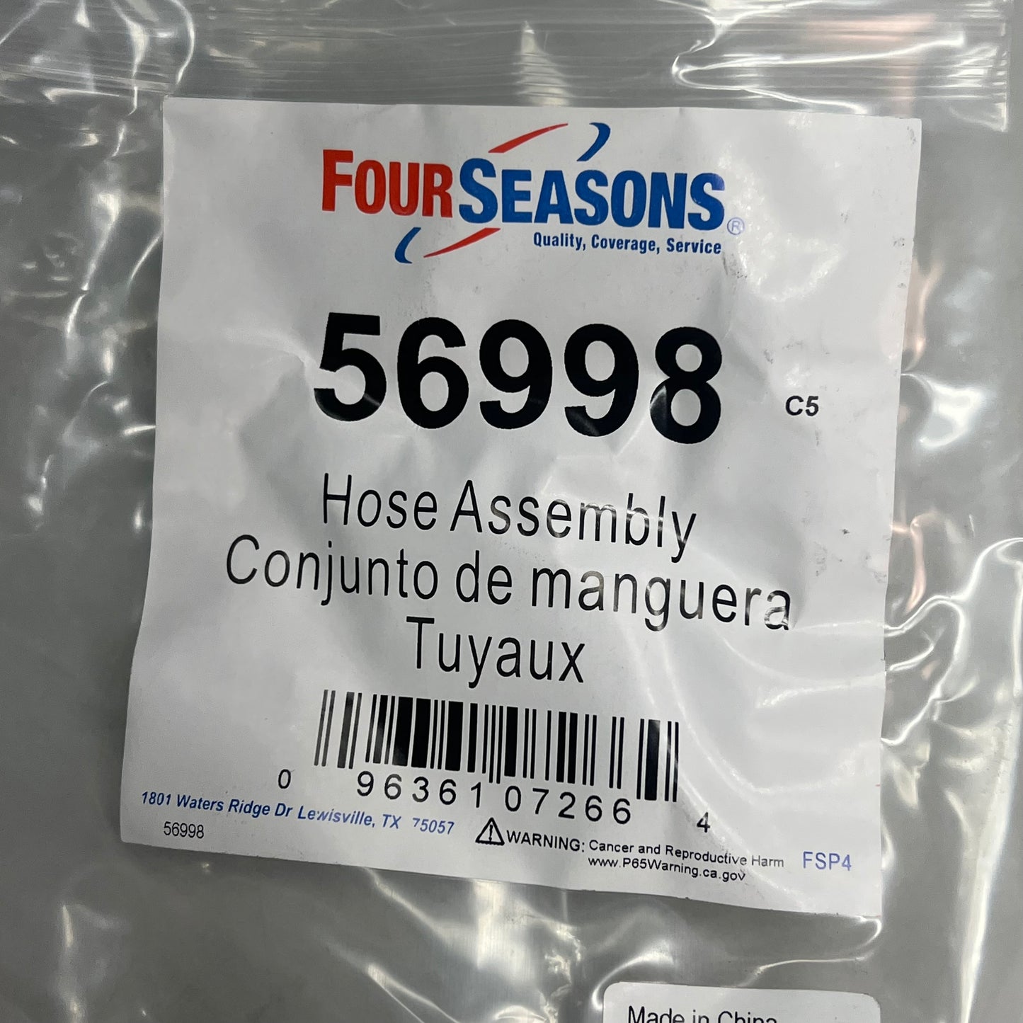 FOUR SEASONS A/C Hose Assembly For Ford Excursion 2WD & Excursion 4WD 55908