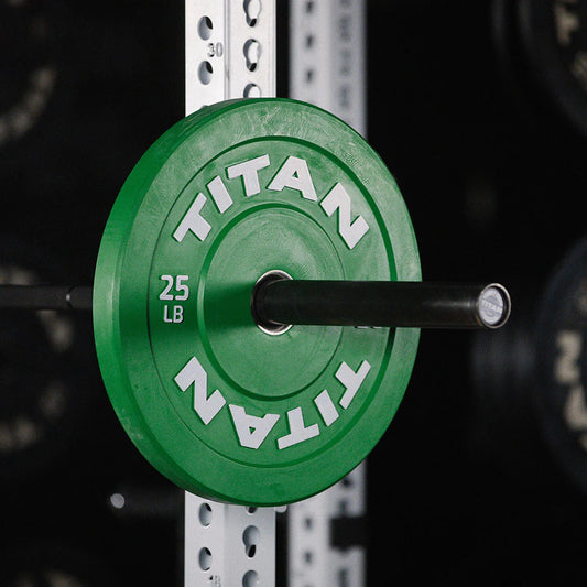TITAN (2 PACK) 25 Lb. Economy Color Bumper Plates, Green 430347