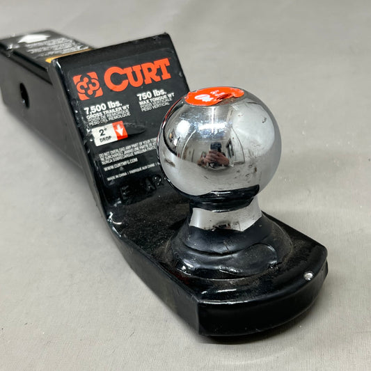 CURT Towing Starter Kit W/ Ball No Lock Hitch 11.5" Overall length Black 45141 (New Other- Slight Cosmetic Damage)