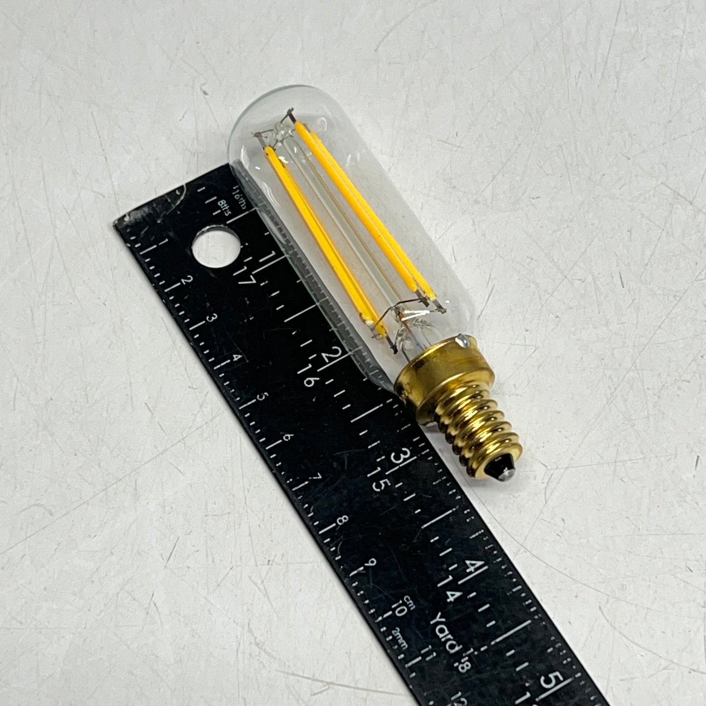 LEOOLS (6 PACK) Dimmable Led Edison Candelabra Bulb E12 3000K Clear/Soft White