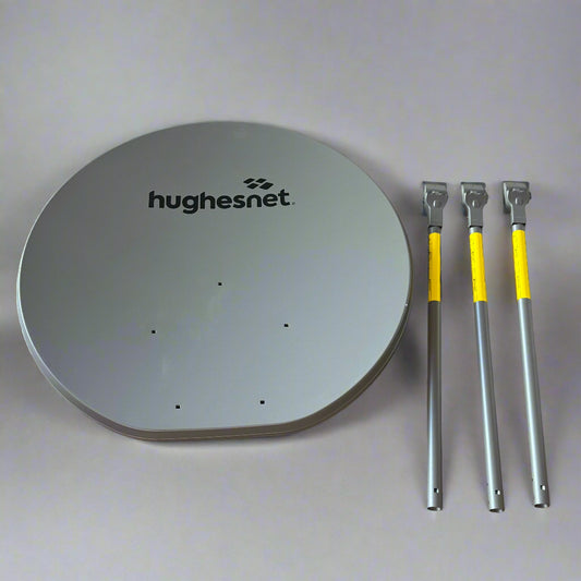 HUGHESNET (3 PACK) Satellite Dish Sz 36" D, Grey 1506560-0031
