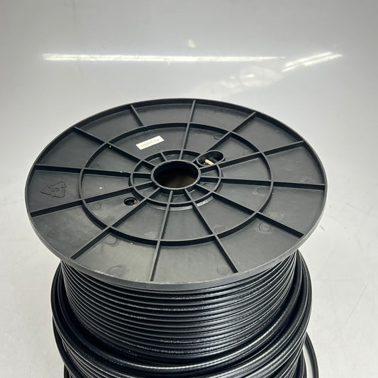T-CABLE TRONIX Dual Shielded Rg6 Coaxial Cable 500' Black RG6U-BLK-DUAL-500BC