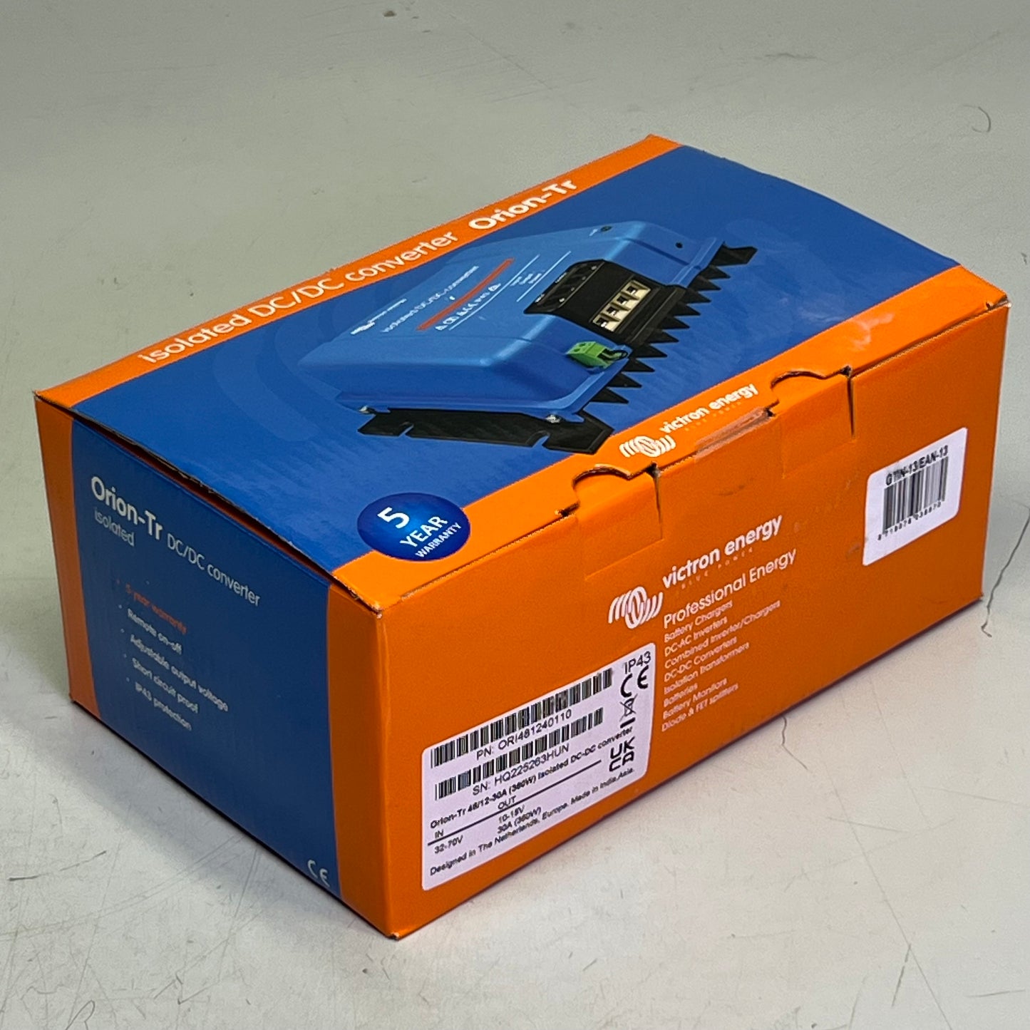 VICTRON ENERGY Orion Tr Isolated DC-DC Converter 48/12V-30A (360W) Blue ORI481240110