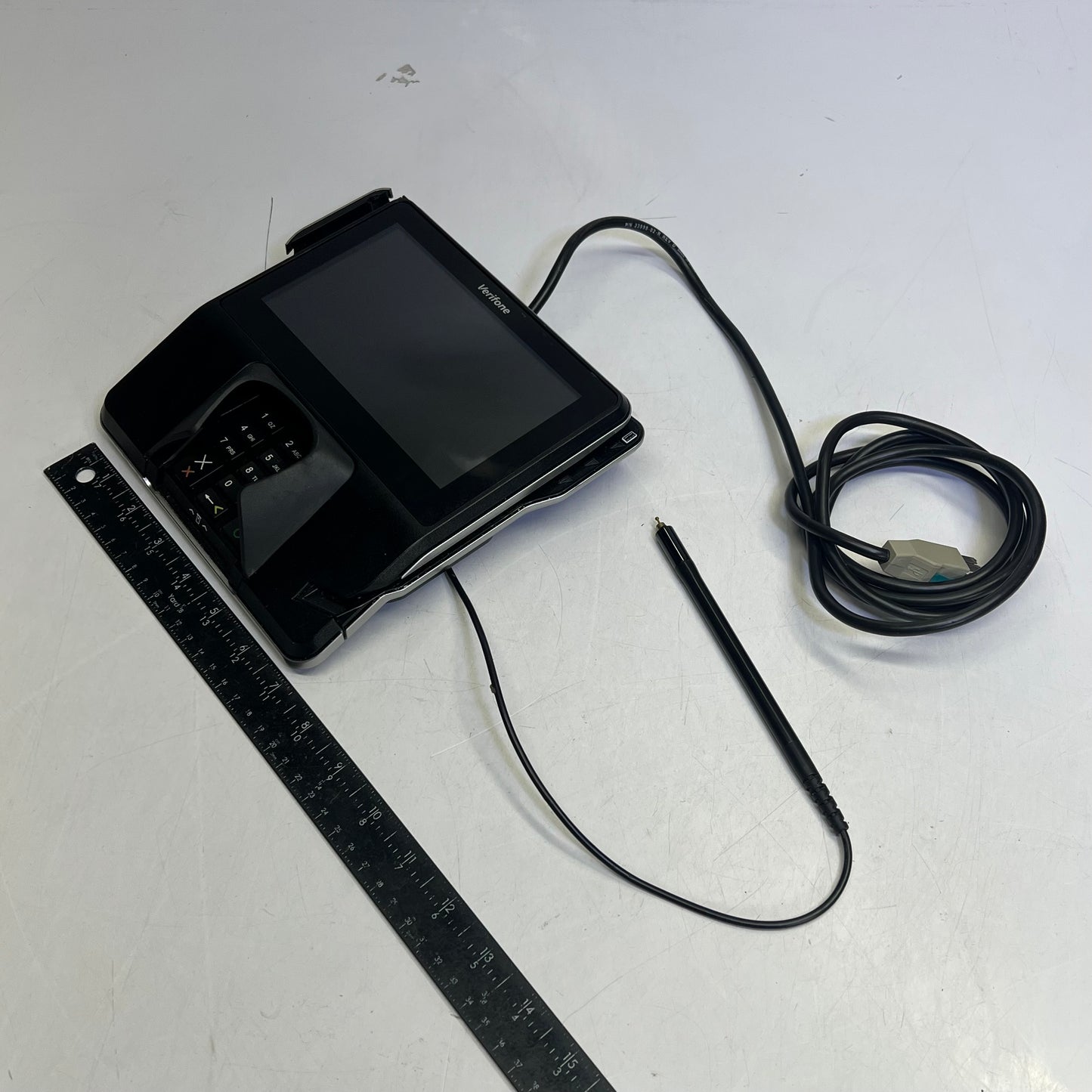 ZA@ VERIFONE (2 PACK) Credit Card Payment Terminal Pos System Black MX925 MX900-02 (Damaged Pen)