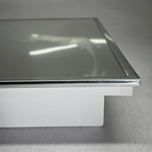 ZACA Spacecab Media Frameless Recessed Mount Polished Edge Bathroom Medicine Cabinet Sz 25.5"H x 15.5"W x 4"T