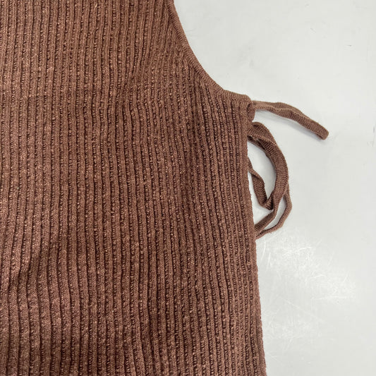 FREE PEOPLE Free Est Lizzie Sweater Top Scoop Neck Womens Sz XL Carafe OB2182105