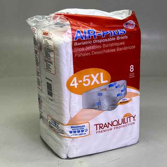 TRANQUILITY (2 PACK 16 Count) Disposable Overnight Underwear Size 4-5XL