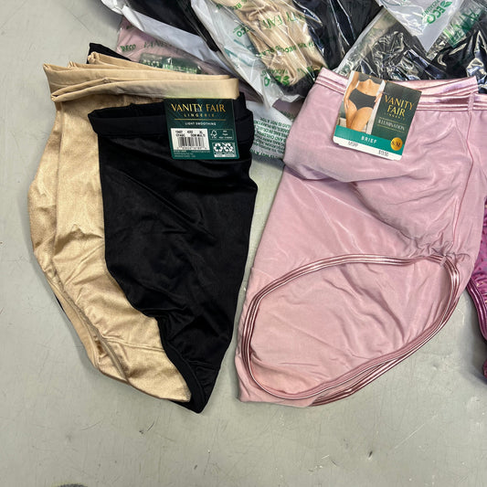 ZA@ VANITY FAIR Lot of Assorted Underwear Lace, Brief's & Shorts Women's Sz XL Multicolor