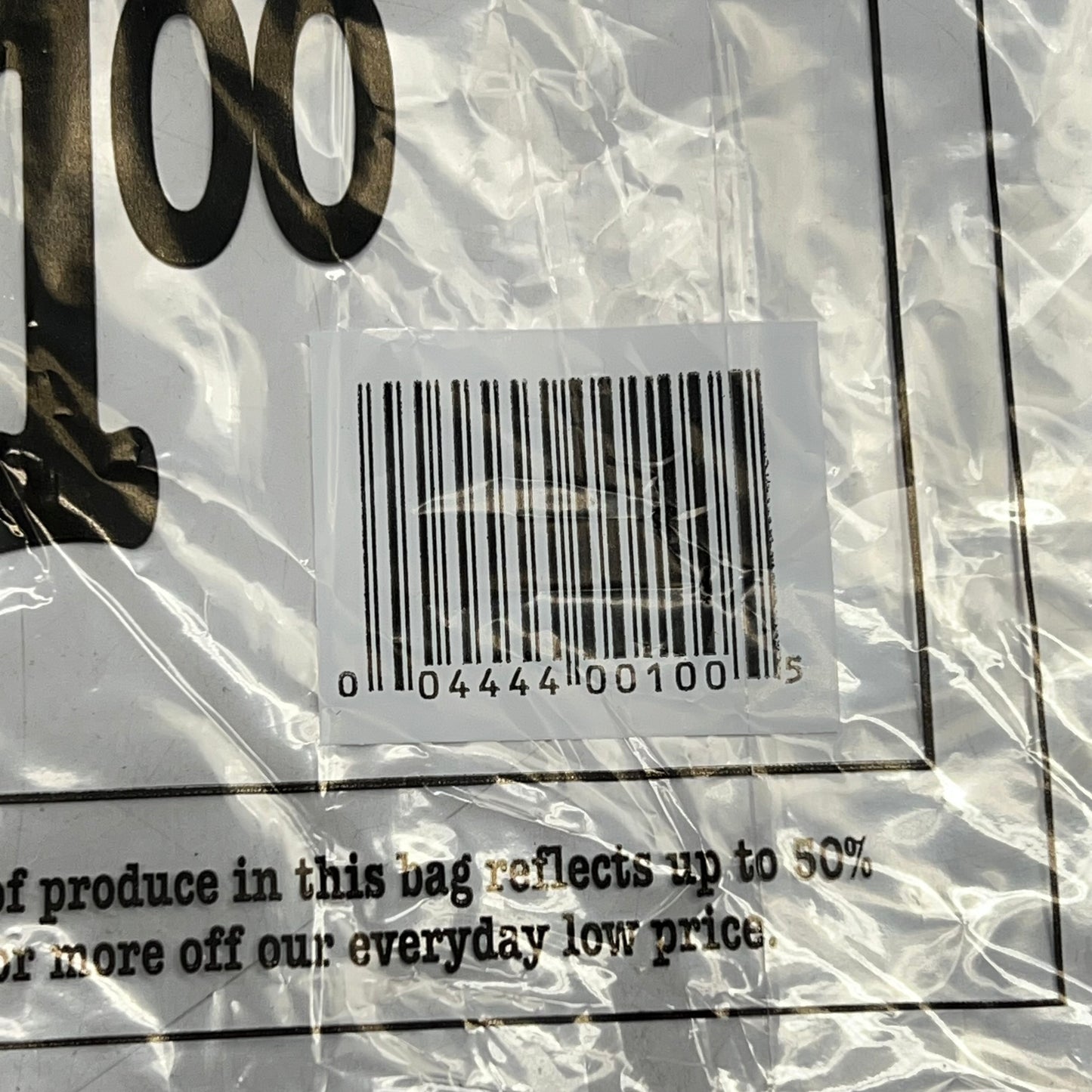 ZA@ (1000 PACK) Reduced Produce Special Grab Bags 19"x8.5" Clear/Black 13737 (As-is)