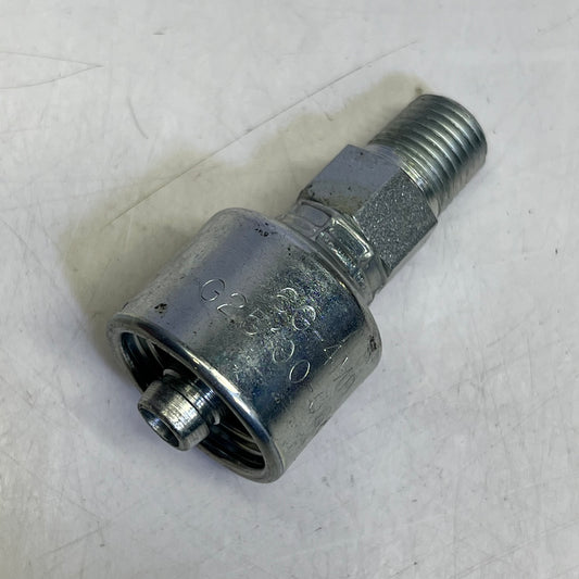 GATES (2 PACK) Male Pipe (nptf 30° Cone Seat) Coupling 3/8" x 2.32" G25100-0604