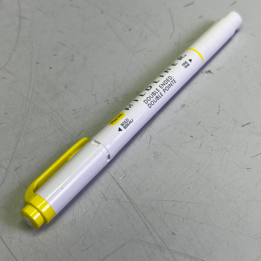 ZA@ ZEBRA (12 PACK) Dual-Tip Highlighters, Yellow